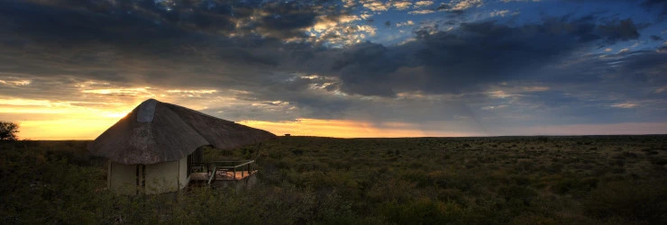 View of the rooms and surroundings at Tau Camp