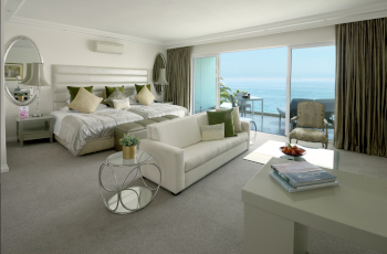 The Superior Suite overlooking the Atlantic Ocean