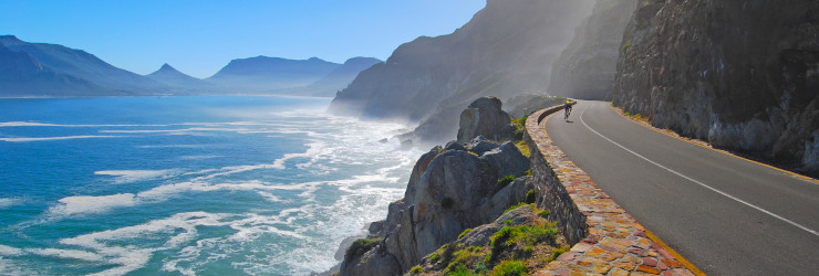 Gorgeous views of the ocean and mountains as you travers the Chapman's Peak road