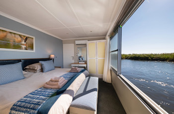 Luxury Cabins on board the Chobe Princess