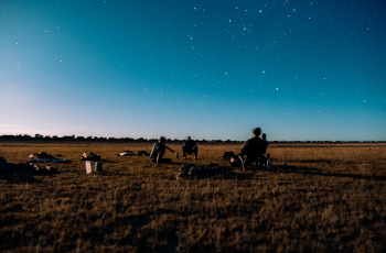 Enjoy dinner at your truly remote campsites