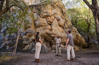 Your guide will take you on a guided walk through the Tsodilo Hills