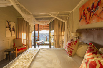 The warmth of the African bush is brought into each room