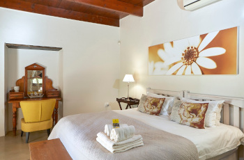 Bright and airy luxury rooms at Yellow Aloe