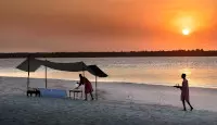 Dinner on the beaches on Mnemba Island