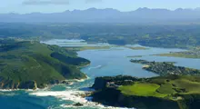 The town of Knysna on South Africa's Garden Route